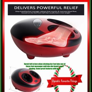 Foot Massager Shiatsu Deep Kneading Massage Heat